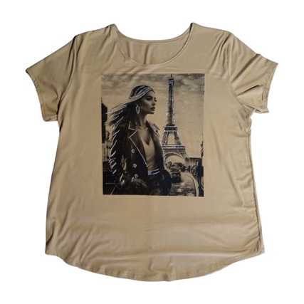Remera de Morley con strass talle 8