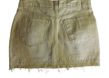 Pollera cargo de jean rígido talle 40