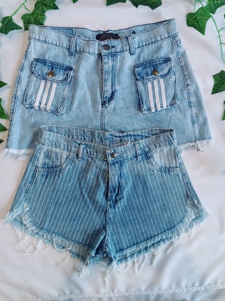 Oferta: combo 2x1 en shorts y polleras de jean (combo 7)