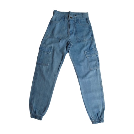 Jean cargo babucha