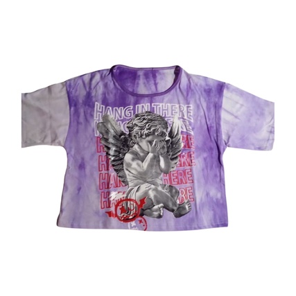 Remera pupera batik color lila