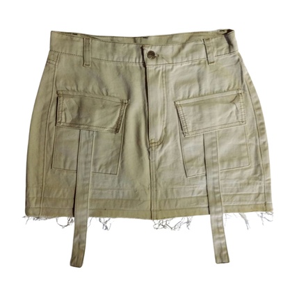 Pollera cargo de jean rígido talle 40