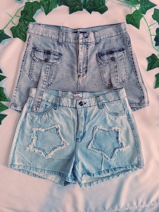 Oferta: combo 2x1 en shorts y polleras de jean (combo 6)