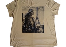 Remera de Morley con strass talle 8
