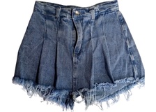 Pollera short de jean talle 38