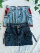 Oferta: combo 2x1 en shorts y polleras de jean (combo 15)