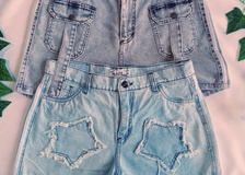 Oferta: combo 2x1 en shorts y polleras de jean (combo 6)