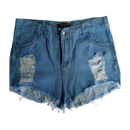 Short de jean rígido talle 46